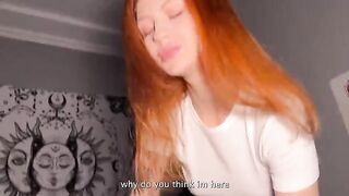 A red-head girl passed by and instantly got horny, had to fuck