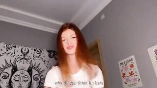 A red-head girl passed by and instantly got horny, had to fuck