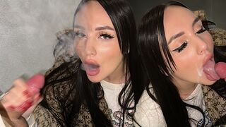 Blonde cheats on her BF and sucks a stranger's dick in the street