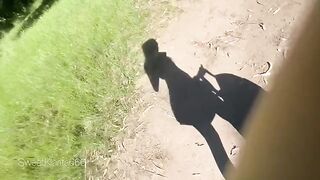 I get fucked right in the middle of the forest - a hot scene!