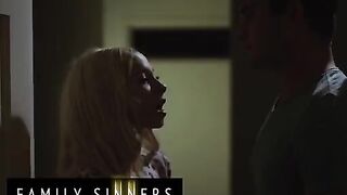 Nathan Bronson fucks his stepsister Kenzie Reeves hard in a steamy scene