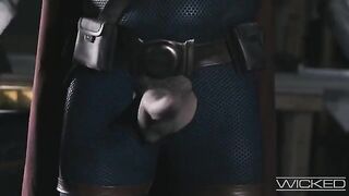 Deadpool, Yelena, and Taskmaster fuck Black Widow in a wild foursome