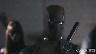 Deadpool, Yelena, and Taskmaster fuck Black Widow in a wild foursome
