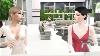 Hailey was gaming when her ex-boyfriend surprised her, leading to a cheeky encounter