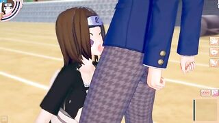 Naruto's big tits Rin Nohara is a hot 3D erotic anime video