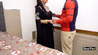 Desi Pari fucked hard by her step-cousin brother with intense Hindi dialogue