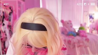 SpiderGwen tied me up and used my cock in an intense homemade scene