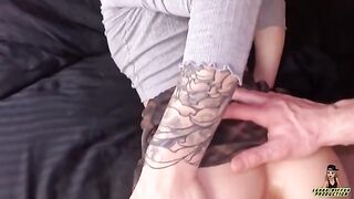 The cute baby was teased and fucked in her ass by a mature man - Leksa Biffer