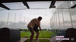 A rough sex adventure after a date of golf, with the hot blonde
