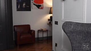 The annoying neighbor prevents sex with my girlfriend in this steamy scene