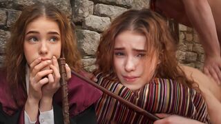 Hermione Granger discovers a new spell in this hot video