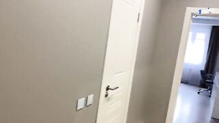 The guy calmed down and fucked his step-sister, ending their conflict