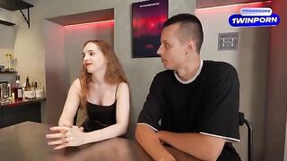 The bride cheats on her groom with the bartender at the wedding