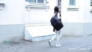 Babe fucks with a stranger in the fake hostel