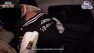 A spontaneous sex encounter in the car for Owl Crystal