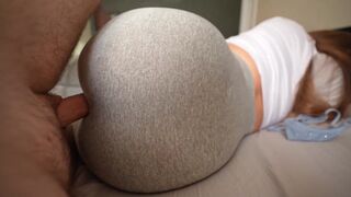 I was jerking off when my step sister caught me and we fucked