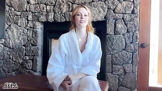 A hot bridesmaid got locked out of her room before the wedding