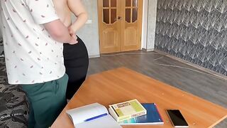 The young student has a steamy affair with his hot MILF teacher