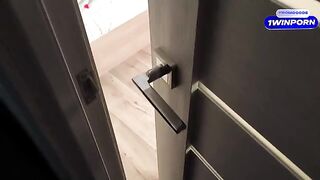 I was spying for my stepsister, she found me and sucked my dick - 2025