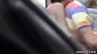 The guy with his friends fucked two whores in a steamy FFM threesome