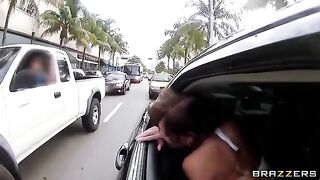 The guy with his friends fucked two whores in a steamy FFM threesome
