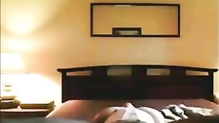 I bought sexy linen and had a bedroom dance with webcam