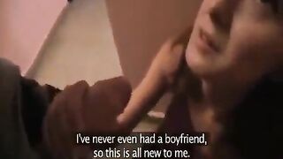 I pushed my ass for the first time in anal porn