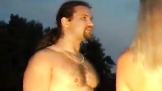 Big orgy party with Russian girls in the club of Ibiza