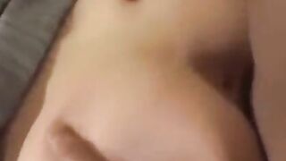 The hairy pussy of a slutty woman was given to her brother