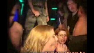 Slutty girls are resting in the club, waiting for a fuck