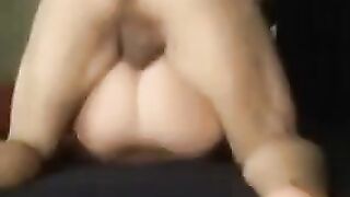 A wife asked her husband's friend to fuck her wet pussy