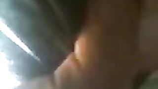 On the bus, he checked out the ass of a girl closely