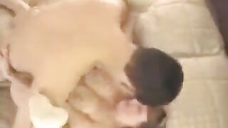 A drunk guy fucks his mom, who has no boyfriend