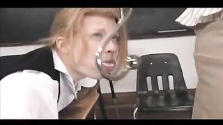 Lesbian bondage has no borders, even in the heat of a threesome