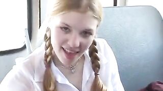 Hot girls fucked under their skirts at school age