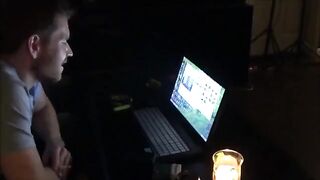 The wife got excited after watching porn and jumped on her husband