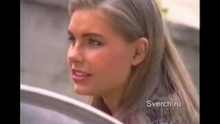 Scandalous Miss Russia 2005 threesome with two guys