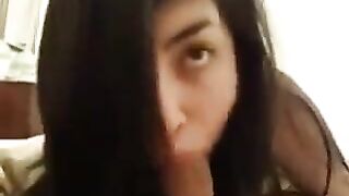 A girl has learned the secrets of a professional blowjob and now she knows how to do it