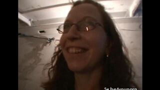 A girl is being fucked by two gay guys in their car