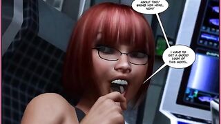 Comic book with porn and monsters that fuck, featuring popular characters in steamy scenes