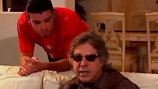 Two girlfriends demonstrate their talents at a porn casting session