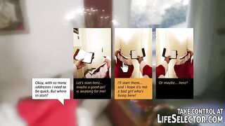 Very bad and depraved Santa, delivering naughty gifts in POV style