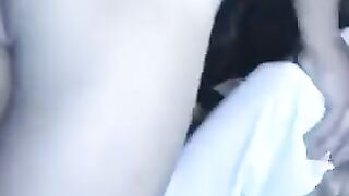 Nymphomaniac schoolgirl jumps on her stepbrother's big dick