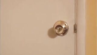 The monster has sex with Asian brunette in her mouth hole