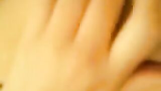 A beautiful woman has just a wet and juicy pussy to show
