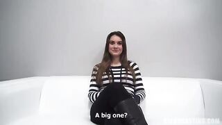 Czech girl was not able to pay for a new bike, so she had to fuck
