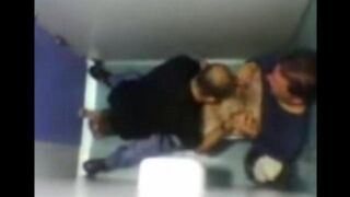 The camera left in the toilet captured some intense action, surprising even the owner