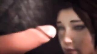 The famous Lara Croft is in a desperate situation