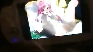 Hentai fucks and jerks off his favorite ones