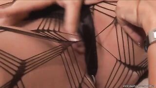 Old and young lesbian sex with pussy licking and stocking fetish